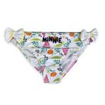 Resmi Disney Minnie Mouse Beach Kostüm Kızlar için, Yay, 4208, Beyaz 8 Yıl