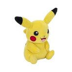 Resmi ve Premium Kalite 20,8 cm Pikachu - Sevimli, Ultra Yumuşak, Peluş Oyuncak, Oynamak ve Göstermek Için Mükemmel - Gotta Catch ~em All, Sarı