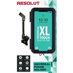 Resolut Suporte Motosiklet - Bisiklet Telefon Tutucu Kapalı Model 7 Inç Ayna Bağlantılı ( Xl Büyük Boy )