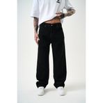 Respire Erkek Washed Baggy Pantolon Siyah