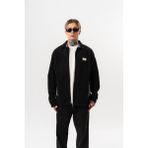 Respire Erkek Zip Oversize Polar Ceket Siyah - M