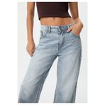 Respire Kadın D96 Straight Crop Jean Buz Mavisi