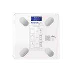 Respirox Vücut Yağ Analiz Baskülü BL2601 Bluetoothlu Akıllı Tartı Beyaz Renkli Şık Tasarım