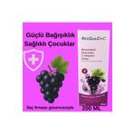 RESQUEZİNC RESVERATROL-QUERCETİN-C VİTAMİNİ VE ÇİNKO İÇEREN 200 ML ŞURUP