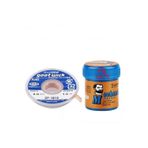 Ressem Krem Lehim Solder Paste 138°C 42G 2İn1 Arada Flux Lehim Toplama Cp-3015 Lehim Emme Teli 3,0 Mm*/