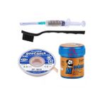 Ressem Solder Paste Krem Lehim Mechnic 138°C Noclean Sn42Bi58 42G Lehim Toplama Cp-3015 Emme Teli 3,0Mm