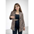 RESSHO Kadın Oversize Kruvaze Blazer Ceket