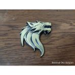 Restinal Aslan Bagaj Arma Logo Altın Renk Oto Bagaj Amblem Universal Araç Aksesuar Metal Aslan Dekor Metal - 1 adet