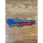 Restinal Volkswagen Sport Sticker Logo 3D Yapıştırma Oto Cam Kapı Bagaj Dekor Siyah Kırmızı Mavi - 1 adet
