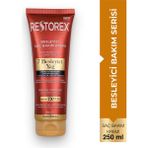 Restorex Besleyici Saç Bakım Kremi 250 ml- Yumuşatıcı Etki ile 7 Besleyici Yağ İçerir