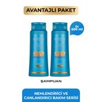 Restorex Hyaluronic Glycolic Acid Nemlendirici Canlandırıcı Şampuan 2 x 500 Ml