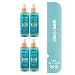 Restorex Keratin & Argan Onarıcı Sıvı Saç Bakım Kremi 200 Ml (4 Adet)