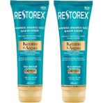 Restorex Keratin Argan Saç Bakım Kremi 250 ml 2 Adet - 1