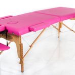 RESTPRO CLASSIC 2 Katlanabilir Çanta Tipi Masaj Masası (PEMBE)