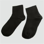 Resveq Siyah Renkli Kolej Çorap-Siyah - 8 - Polyester