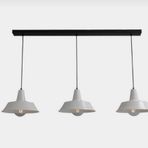 RET4RO RUSTİK VİNTAGE METAL MASA ÜSTÜ SIRALI ÜÇLÜ AVİZE 120 CM MYL002693
