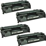 Retech HP 80A-CF280A Toner Muadil Yazıcı Kartuş 4 Lü Ekonomik Paket Siyah