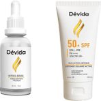 Retinol Serum Kırışıklık Karşıtı ve Leke Karşıtı Güneş Kremi 2 li set