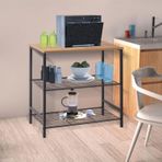 Retodesign Atlantik Çam Çok Amaçlı Raf , Mutfak Bangosu .Kahve Köşesi Masası 1700A
