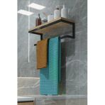 Retodesign Ay Banyo Rafı , Duvar Rafı , Havlu Rafı 1002