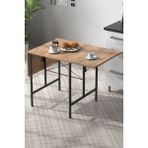Retodesign Katlanır Mutfak Masası Modern Ahşap Tasarım 1625 Kullanışlı ve Şık