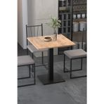 Retodesign Klas 70 x 70 Çam Kare Mutfak Masası, Yemek Masası. Bistro Masa 1691
