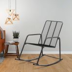 Retodesign Metal Sallanan Sandalye/ Bebek Emzirme Koltuğu/Baba Koltuğu
