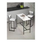 Retodesign RETODESİGN BEYAZ GOOD BAR MASA TAKIMI 1651B
