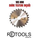 RETOOLS 185 MM DAİRE TESTERE (METAL-AHŞAP) BIÇAĞI