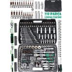 Retools 218 Parça Lokma Seti: Tam Profesyonel 72 Diş Eğik Cırcır, Oto Tamirci Full Set 1/2-1/4-3/8