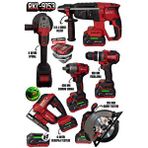 RETOOLS RKL-9153 21V 6’Lı Şarjlı Profesyonel Set Daire Testere, Dekupaj