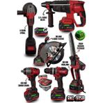 Retools Rkl-9158 Bordo 6'Lı Set (185 Mm Daire Testere - Dal Budama Testeresi)