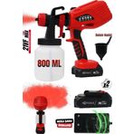 Retools Şarjlı Boya Tabancası Kırmızı