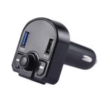 Retorno FM Verici Kablosuz Radyo Adaptörü,Araba MP3 Çalar FM Verici - Çift USB Bağlantı Noktalı Araba MP3 Çalar Radyo, TF Kartı ve USB Diski Destekler