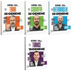 Retro 2026 Kpss Tarih + Coğrafya + Vatandaşlık + Türkçe 81 Deneme 4 Lü Set Retro Yayıncılık