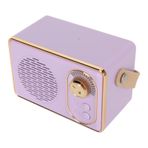 Retro 5.0, Hoparlör AUX Hafıza Kartı USB Şarj Edilebilir MP3 Çalar Kamp Partisi Vintage Mini için (#4)