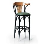 Retro Art Bar Sandalyesi 75 Cm Yeşil