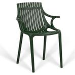 Retro Art Monaco Kafe ve Bahçe Sandalyesi 4'lü Set - Yeşil