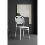 RETRO ART Pluto 2’li Kolsuz Kafe Sandalyesi | Bahçe, Balkon ve Teras İçin