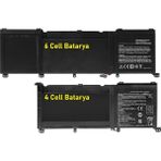 Retro Asus Rog G501JW V2 6 Cell Batarya