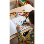 Retro Atölyem Ahşap Rakam Şablon Seti 0-10 | Montessori Eğitim Materyali | Okul Öncesi Rakam Çizim Kalıbı - 7x7