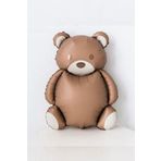 Retro Büyük Kahverengi Ayı Folyo Balon Teddy Bear 89-72 Cm