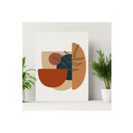 Retro Çiçek Desenli Kanvas Tablo – 30x40 cm | Vintage Tarz Ev Dekorasyonu, Retro Home Tasarımı
