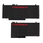 Retro Dell CA018LE5250BEMEA-W 4 Cell Ver.1 Uyumlu Batarya
