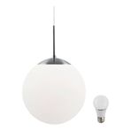 retro home design 15 Lik Opal Globe Cam Avize Camı