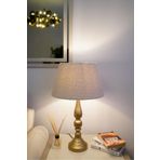 retro home design Eskitme Ayaklı Dokuma Bej Şapkalı El Yapımı Abajur Masa Lambası Salon Yatak Odası