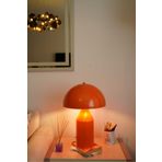retro home design Mushroom Model Kalem Ayaklı Turuncu Renkli Çalışma Masası Salon Abajur Masa Lambası