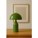 retro home design Mushroom Model Kalem Ayaklı Yeşil Renkli Çalışma Masası Salon Abajur Masa Lambası