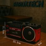 Retro Klasik Kaset Çalarlı Fm/am/sw Radyo Bluetooth, Usb, Sd Kart Destekli Taşınabilir Hoparlör
