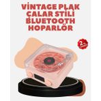 Retro Kristal Netliğinde Ses - Gece Işıklı Retro Bluetooth Hoparlör ( Lisinya )